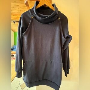 Latched Mama Navy Blue Nursing/Babywearing Sweatshirt